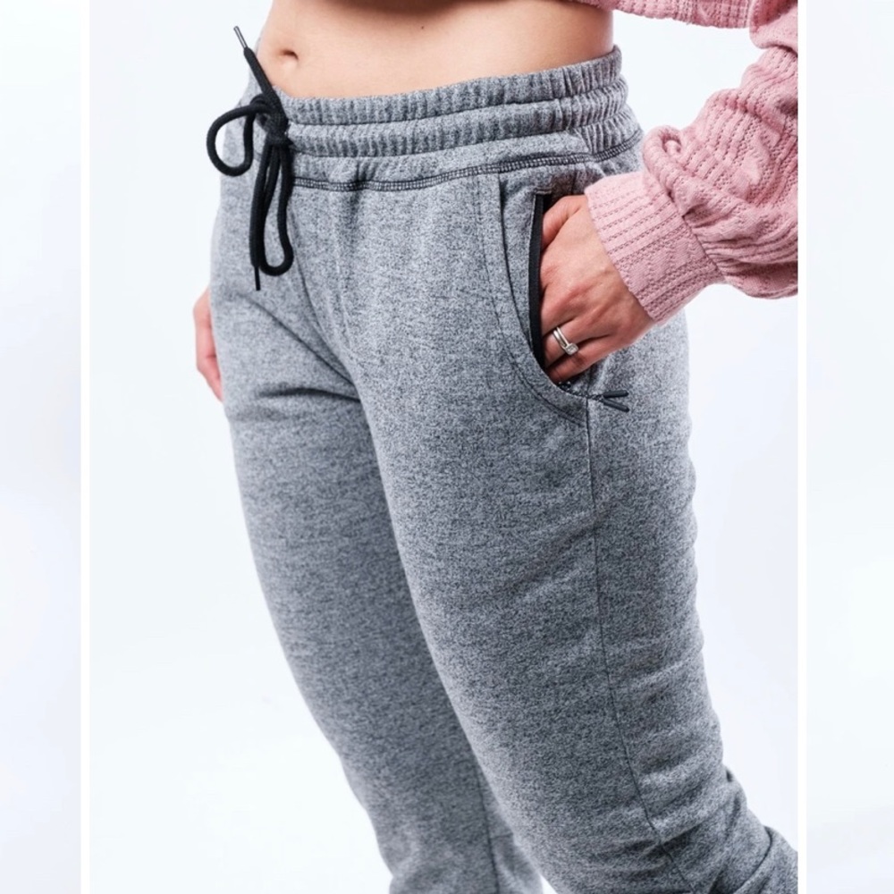 Brooklyn Cloth-Tj Maxx Light Grey High Waisted Joggers Size Medium